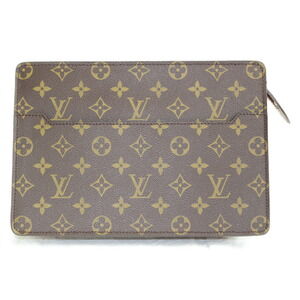 LOUIS VUITTON Pochette Homme Monogram Brown Canvas Shoulder Bag